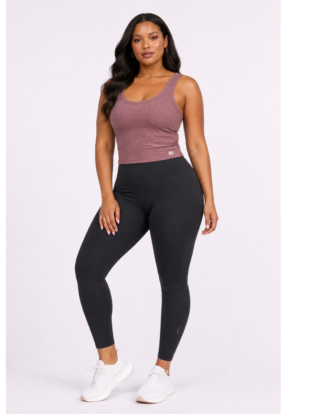 Vuori Sunrise‎ Crop Tank Women Approx L Orchid Scoop Neck Athletic Yoga Top